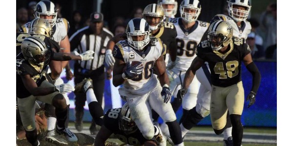 New Orleans Saints misslyckades med att slå Los Angles Rams